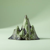 Multi-Functional Miniature Rockery Incense Burner Feng Shui Chinese Design Brush Rest for Calligraphy Enthusiasts, Office