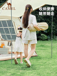 骆驼户外露营便携式防潮垫双人自动充气床垫野营帐篷睡垫地垫
