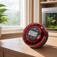 Automatic fishes Feeder Rechargeable Aquarium Food Dispenser Compact for Aquarists
