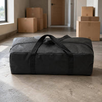 Oxford Cloth Storage Bag Cross Handles Rectangular Duffel Bag Reinforced Seams Carry Case