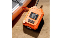 Portable Air Pump with Digital Display Multipurpose Handheld Inflator with Flexible Hose Wired for Camping, Beach