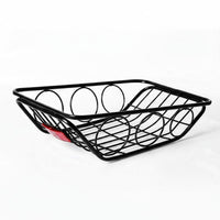 Easy to Install Cycle Rear Basket Stable Load Carrying Bike Back Basket Sturdy Frame for Students, Shopping, Commuting