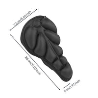 Inflatable Bike Seat Cover Portable 3D Shock Absorbing Bike Seat Cushion Easy Installation Saddle Cushion for Long-Distance Riders, Commuters