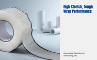 Silicone Self-Fusing Tape, Pipe Waterproof Barrier Repair Tape, Leakproof, High Adhesion, for PVC Pipe Emergency Repair