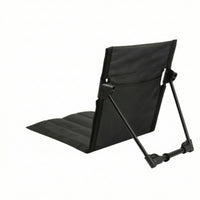 Floor Chair with Adjustable Positions Compact Reclining Floor Chair Lightweight Seat Cushion for Campers, Camping, Office Napping
