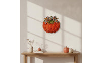 Pumpkin Wreath Farmhouse Porch Decor Outdoor Decorations for Wall
