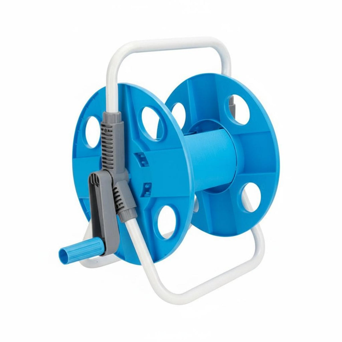 Portable Garden Hose Reel Easy to Keep-Away Water Hose Holder Tangle Free Storage Hand Crank for Car Wash