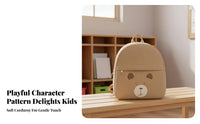 Animal Backpack Adorable Young Child Backpack Adjustable Straps Cartoon Bookbag for Preschoolers