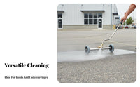 Changeable Spray Direction 2-in-1 Underbody Cleaner Replaceable Nozzles Car Chassis Washer Attachment Heavy-Duty Material for Patios, Decks