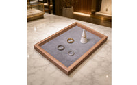 Rectangular Jewelry Display Tray Open Back Cloth-Lined-Lined Jewelry Tray Easy to Organize Home Organizer Velvet Velvet-Lined