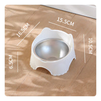 Wall-Mounted Cat Bowl Secure Feeding Wall Mounted Pet Bowls Stable Secure Elevated Pet Feeder for Cats, Small Dogs