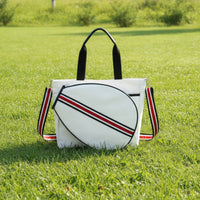 Racket Storage Bag with Shoulder Strap Structured Tennis Racket Bag Versatile for Sports Training