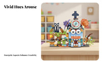 astrological creature tiny building brick Model Assembly Fun assembleion building brick creature Figure three-dimensional Sculpture