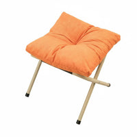 Multi-Purpose Upholstered Footstool space-efficient Size Footrest Space-Saving Small Stool Stable Support for Office Workers, Students, Seniors, Living Room, Bedroom, Entryway