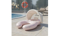 Sun Shade Mother Child Buoy Family Use Mommy and Baby Buoy Easy to Inflate Parent Child Swim Companion Vinyl for Parents, Kids, Outdoor Swimming
