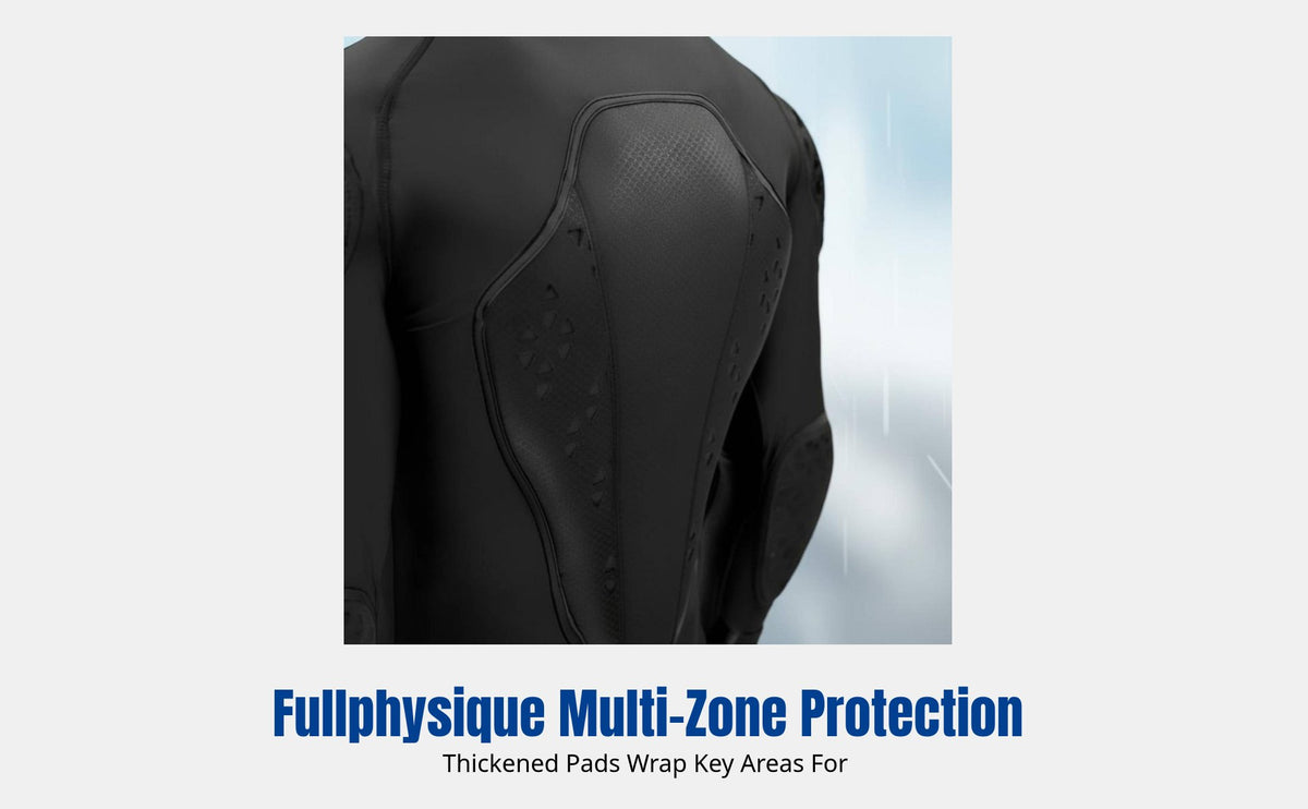 Ski Protective Gear Set for Adults, Protective Shorts, Knee Pads, Elbow Guards, Inner Wear, Impact Absorption, Cold Resistant