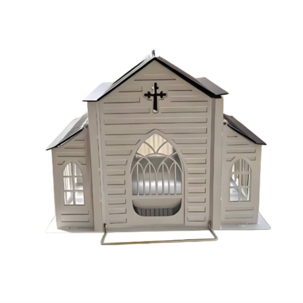 Solar Hanging Bird Feeder with Illuminated Bird Feeder Weatherproof Garden Decor for Patio