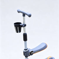 Slotted Stroller Cup Holder Cylindrical Cycle Cup Holder Black Child Transport Accessory PP