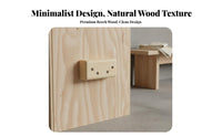 Climbing Fingerboard Solid Wood Construction Wooden Fingerboard Ergonomic Rounded Edges Climbing Fingerboard for Beginners, Athletes, Home Gym