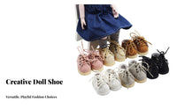 1/6 Doll Shoes Miniature Cute Design Miniature shoes for Hobbyists, Kids, Dollhouse Play