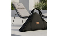 Triangular Storage Bag Carrying Handles Zippered Storage Bag Protective Covering Reinforced Seams for Camping