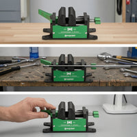 Golf Shaft Vise Clamp Adjustable Golf Club Shaft Vise Aluminum Alloy Sports Gear Stable Support Compact for Repair Bench