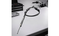 Replacement Motorcycle Cable with Return Spring Compatible Motorcycle Control Cable Flexible Threaded for Mechanics, Handlebar Repair