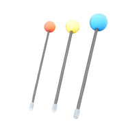 3 Pieces Mallet with Rubber Head Soft Percussion Mallets Soothing
