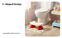 toilet footstoolting Stool Sturdy toilet footstool Stool Ergonomic Design for Home, Kids