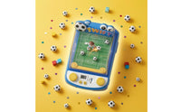 Transparent Dome Tabletop Football Game Machine Digital Score Display Plastic Football Arcade Game Push Button Controls Plaything Light and Sound Effects