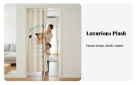 Fabric Partition Screen Heat Insulating Doormanner Curtain Easy Installation