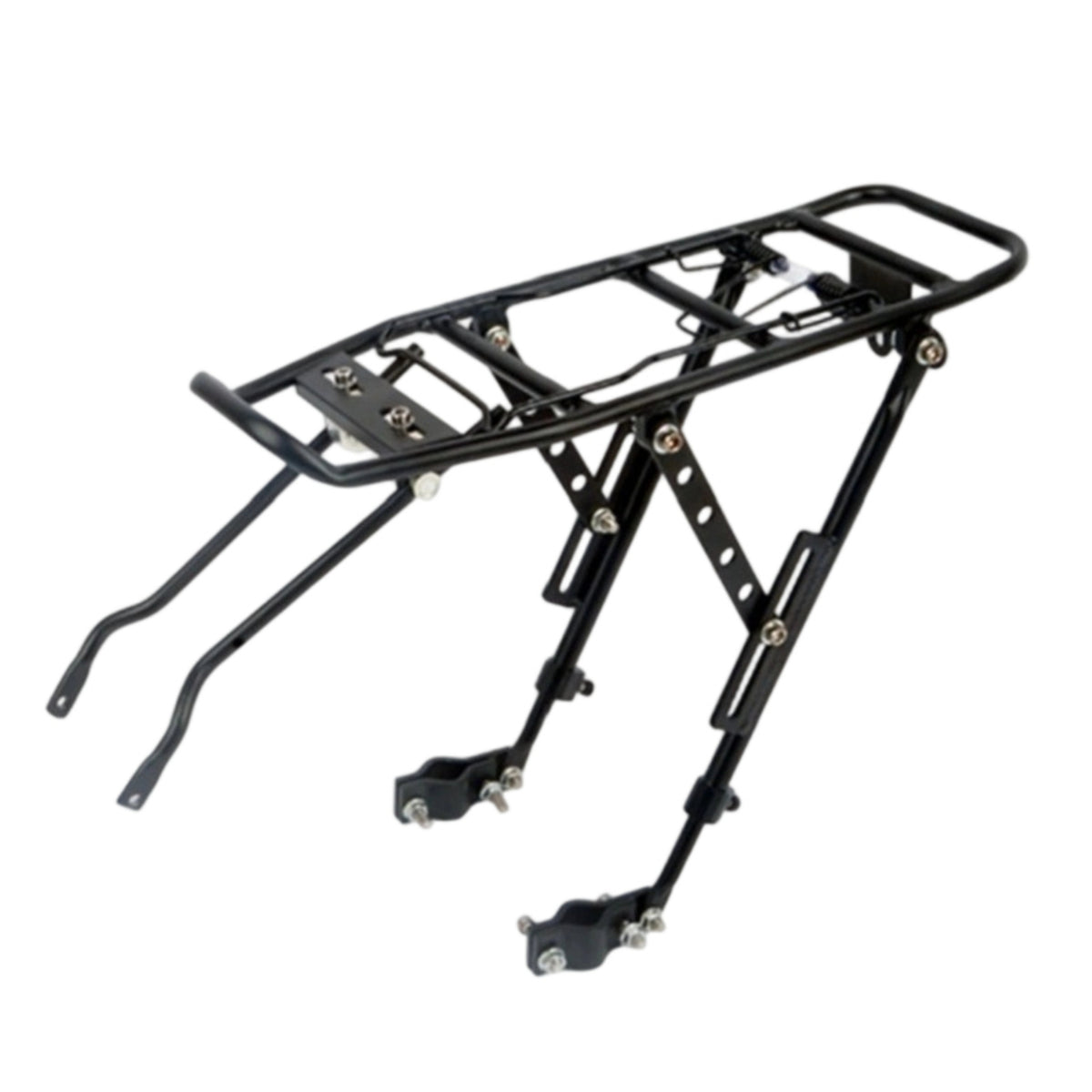 Two-Wheeler Rear Rack Aluminum Alloy Rear Bike Rack Heavy-Duty for Commuters, Mountain Bikes