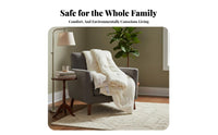 Quilt Insert Soybean Fiber Filling Quilted Bedspread Undyed for Bedroom, Parents