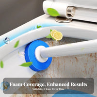 Toilet Brush Set Flexible Head Wall Mounted Toilet Bowl Cleaner Scratch for Washroom