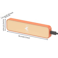 Bird Heat Panel Low-Electrical Potential Heating Board with Resistant Cable USB-Powered Cage Heater for Parrots