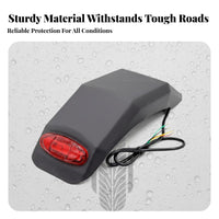Electric Scooter Rear Mudguard High Strength Folding Scooter Rear Mudguard Replacement Part Reinforced Mounting Vehicle