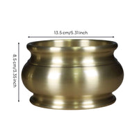 Antique Finish Spiritual Practice Brass incense burner Traditional Scent Dish Household Item for Indoor Worship