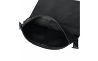 Black Book Sleeve with Front Pocket Soft Book Sleeve with Wrist Strap Slim Reading Accessory Rectangular for Travel, School