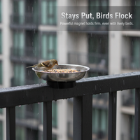 Outdoor Bird Feeder Tray for Small Birds - Balcony & Garden Use