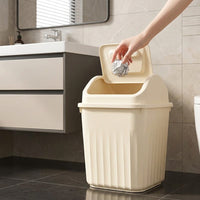 Set of 2 Kitchen Bins 12L, Silent Flip Lid, Square, Brand New Polymer