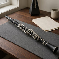 B Flat Clarinet Nickel-Plated Black Clarinet Band Instrument Lightweight Professional Sound