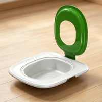 Cat Toilet Training Aid with Removable Tray Two-Layer Cat Toilet Training Device with Hinged Training Rim Pet Supplies Hygienic