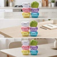 Fresh-keeping Box Candy Sealed Box Baby Children's Complementary Food Box Storage Box Seasoning Box Medicine Box Jam Box Set Wholesale