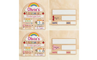 Day of School Sign Reusable Day of School Board  Photo Prop for Parents