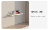 Nail Shelf Floating Metal Ledges for Neat Polish Storage
