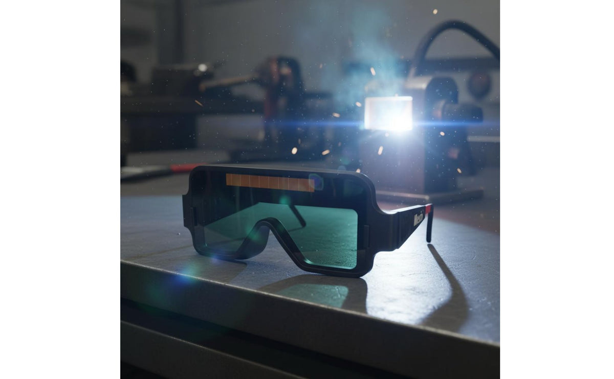 Auto-Darkening Metal-Joining Goggles Quick-Acting Time Auto Darkening Metal-Joining Goggles Adjustable Welder's Glasses Shock