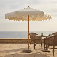 Rope-Pull Parasol Pale Parasol Central Pole for Outdoors
