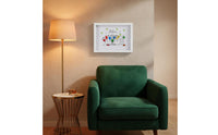 Sea Glass Beverage Art Materials Sea Glass Art Frame Unique Gift House Decoration for Friends
