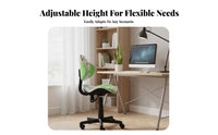 Height Adjustable Armless rolling Chair space-saving Design Armless Rolling Chair Tilt Function rotate Seat for Students, Home Workers, Teens, Dorm Room, Small Spaces, Bedroom, Study Area