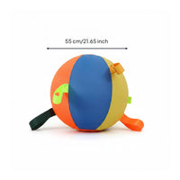 Dog Ball with Loops Versatile Interactive Dog Ball Rolling for Exterior Exercise, Yards